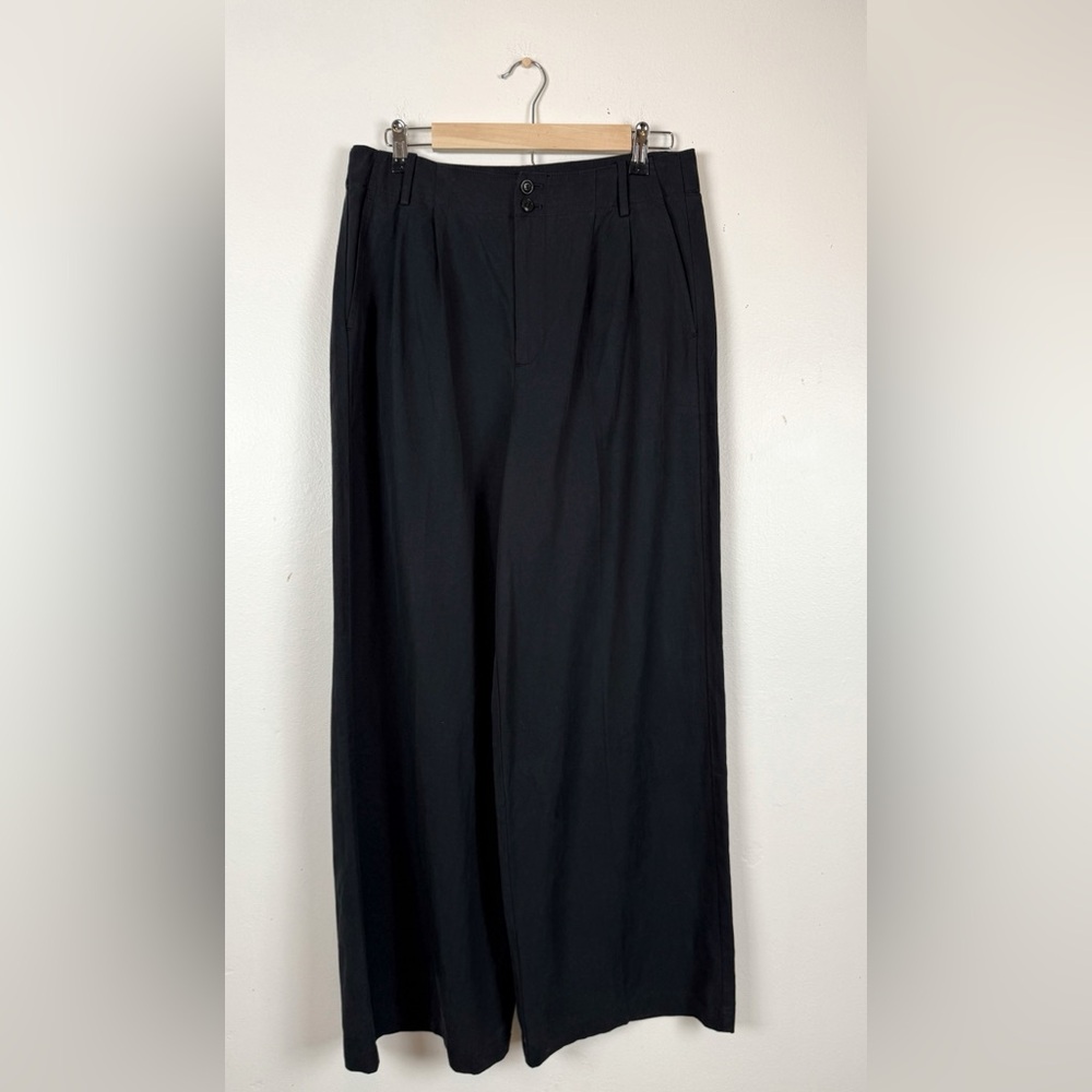Madewell wide leg black pants